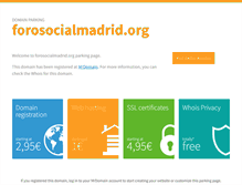 Tablet Screenshot of forosocialmadrid.org